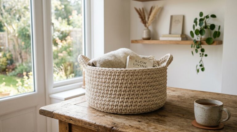 The Only Crochet Basket Pattern You’ll Need (Sturdy, Structured & Beginner-Friendly)