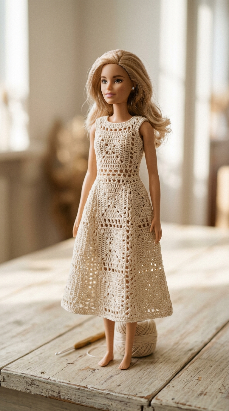 Tiny Wardrobe Magic: 10 Free Crochet Doll Clothes Patterns That ...