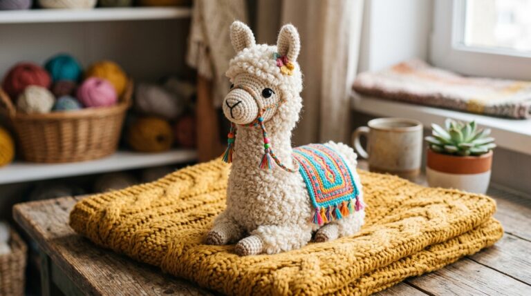 Crochet Llama Pattern Free: The Funniest Amigurumi Project I’ve Made in a While
