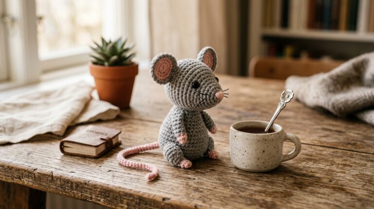 The Tiny Crochet Mouse Everyone Ends Up Making Twice