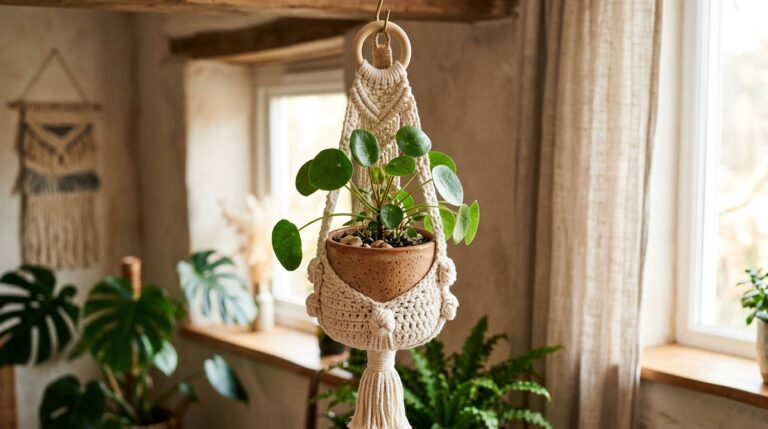 Crochet Plant Hanger Pattern Free