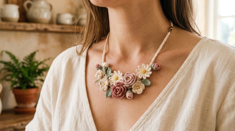 Crochet Necklace Pattern Free: The Small Crochet Project I Ended Up Wearing All Summer
