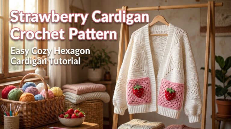 Strawberry Cardigan Crochet Pattern Free