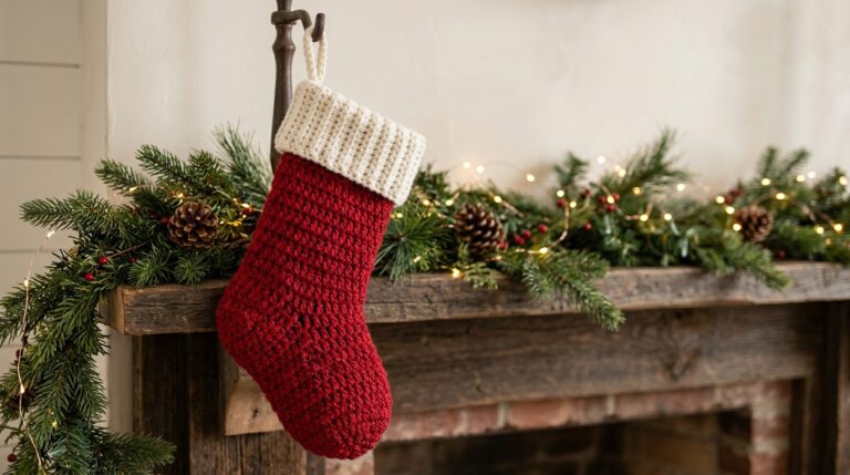 Crochet Christmas Stocking Pattern: A Free, Easy Pattern for Beginners