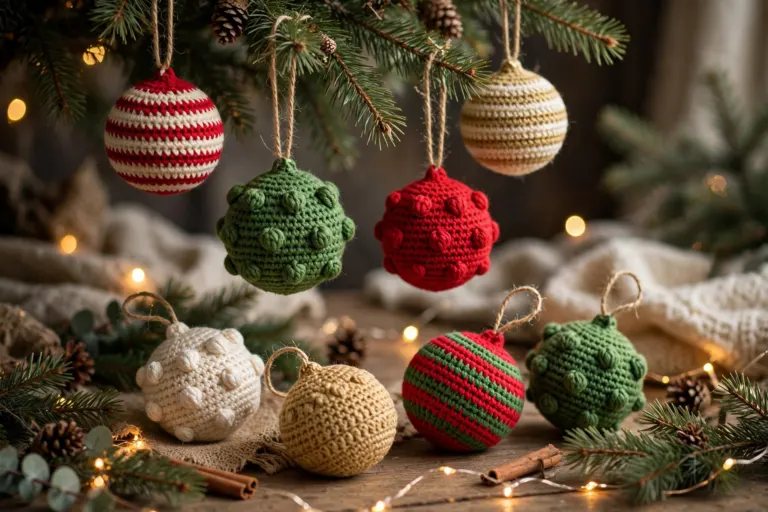 Crochet Christmas Balls Patterns: Classic, Textured & Novelty Baubles for Beginners