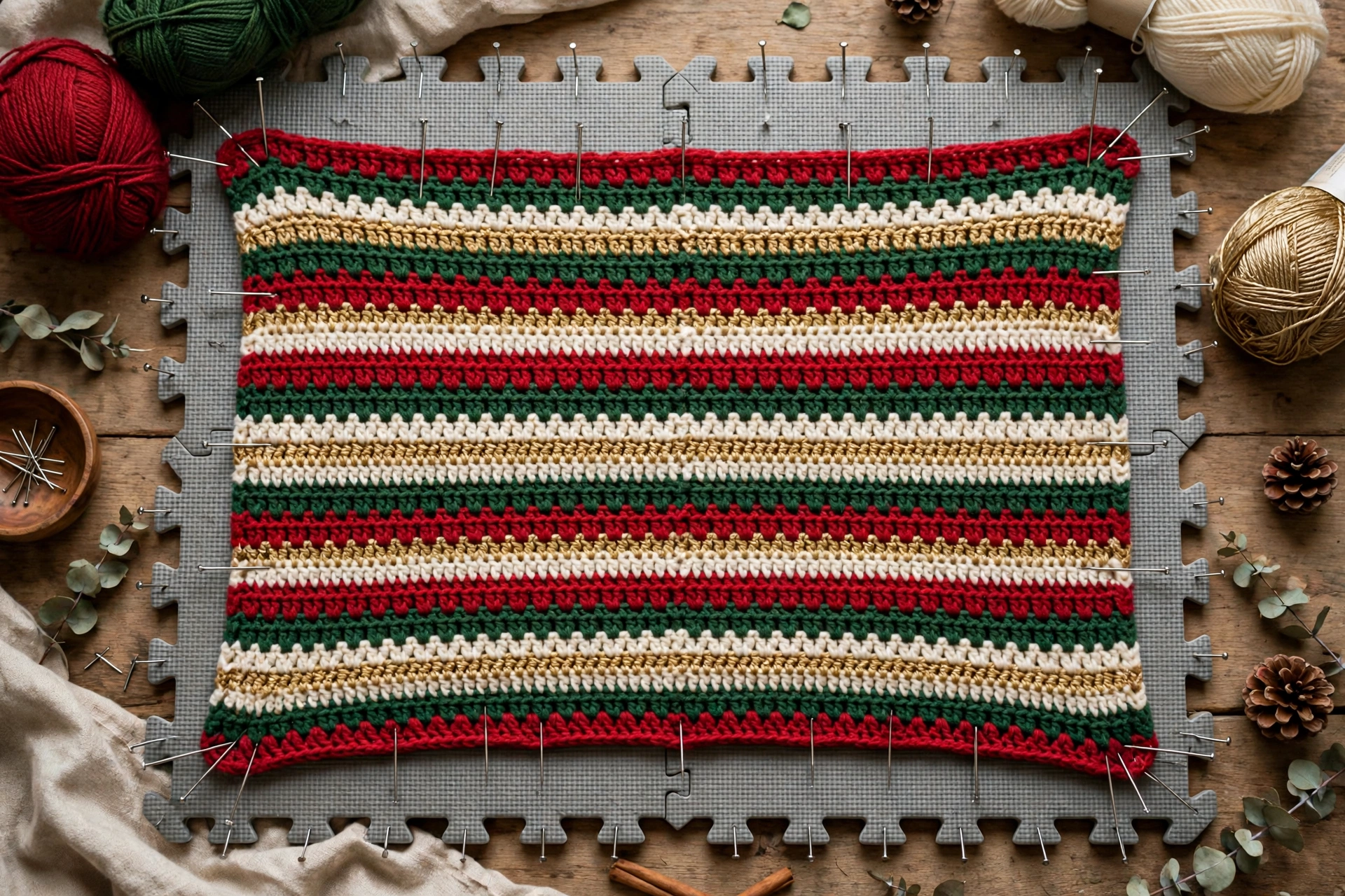 Step 8: Blocking and finished throw